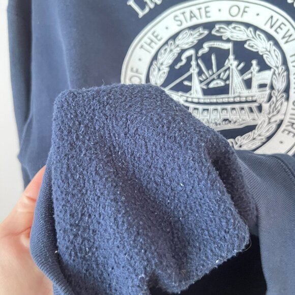 Vintage "Live Free or Die" New Hampshire Pullover Crewneck Sweatshirt Unisex - Picture 4 of 4